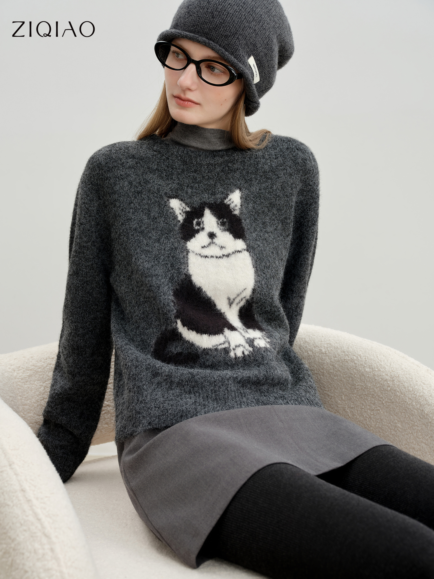 Women'S Fashion Petite - ZIQIAO 2025 Women's Petite Round Neck
