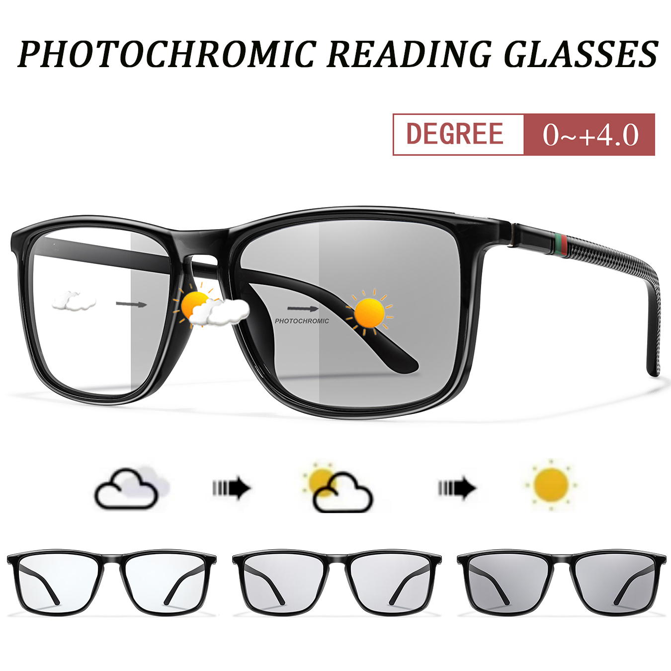Women'S Fashion Magazines - Photochromic Anti-Blue Light Reading Glasses For