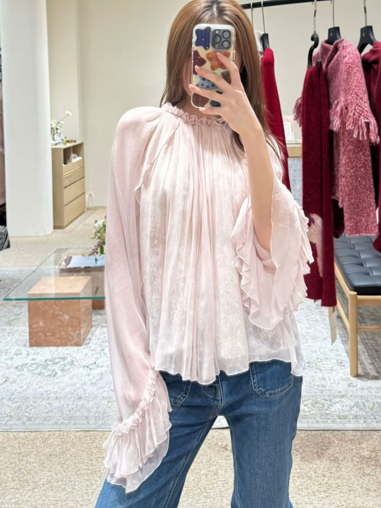 Lace ruffled loose top, stylis - Women'S Fashion For 2026 recensione e prezzo