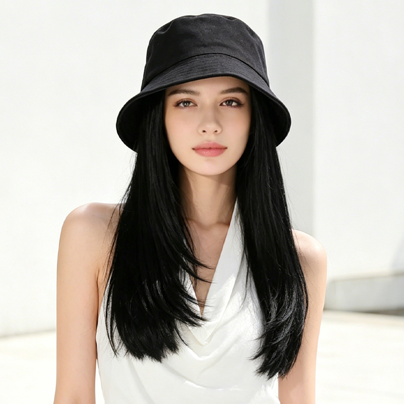 Sun-Shading Black Bucket Hat C - Bucket Hat Women recensione e prezzo