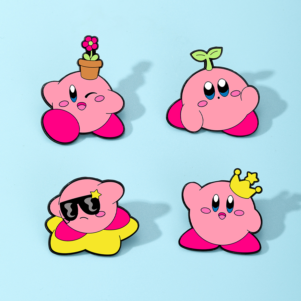 4pcs Kirby Enamel Lapel Pins S - Women Fashion Jeans recensione e prezzo