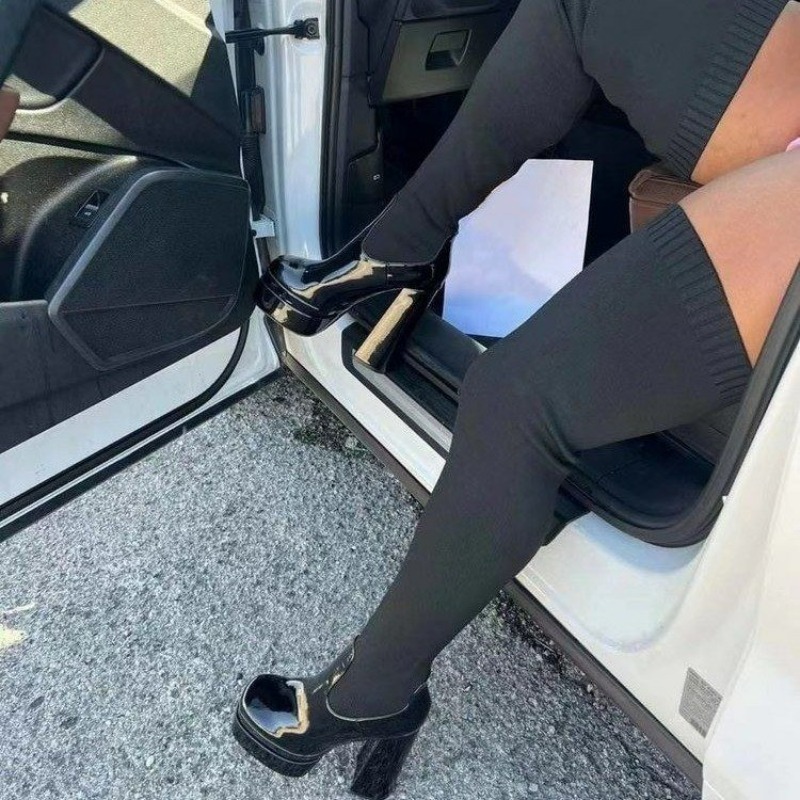 Women Boots Platform Over The  - Women'S Fashion Socks recensione e prezzo