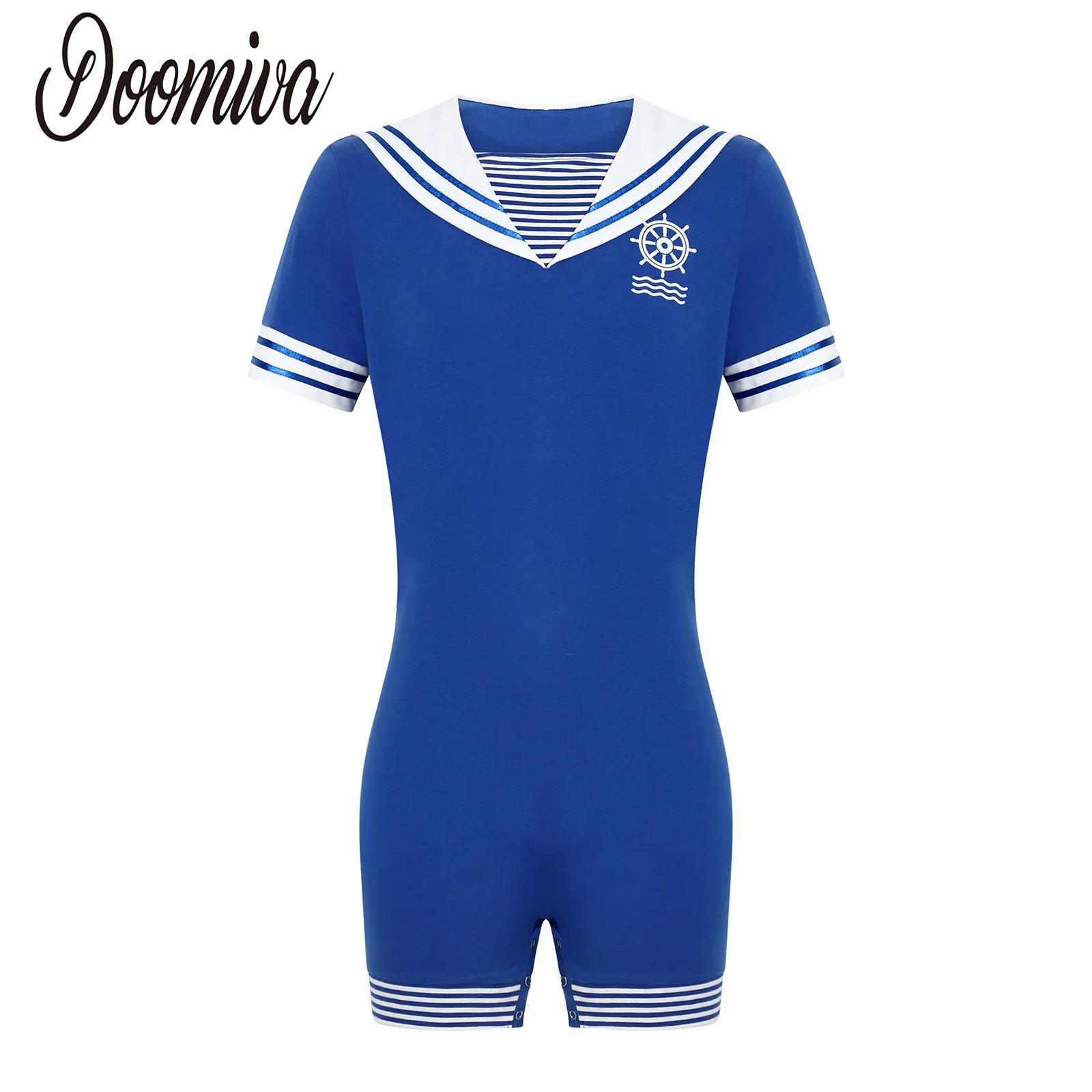 Men Navy Collar Rompers for Ha - Sleeveless Jumpsuit recensione e prezzo