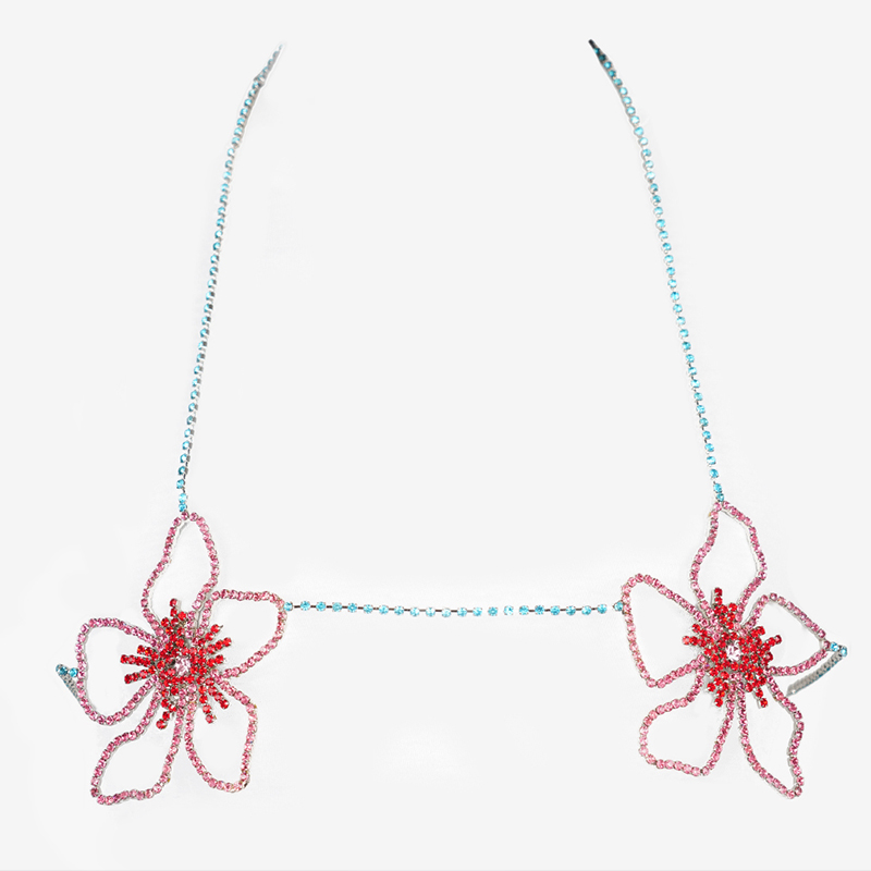 Stonefans Pink Flower Chest Ch - Women'S Fashion Harness recensione e prezzo