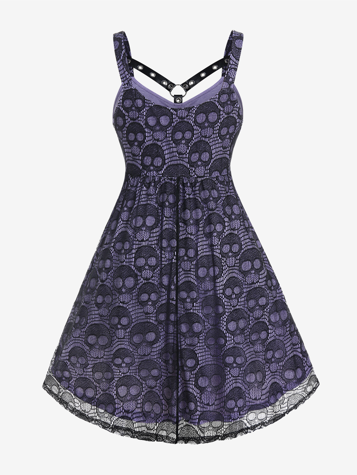 ROSEAGL Plus Size Gothic Skull - Women'S Fashion Harness recensione e prezzo