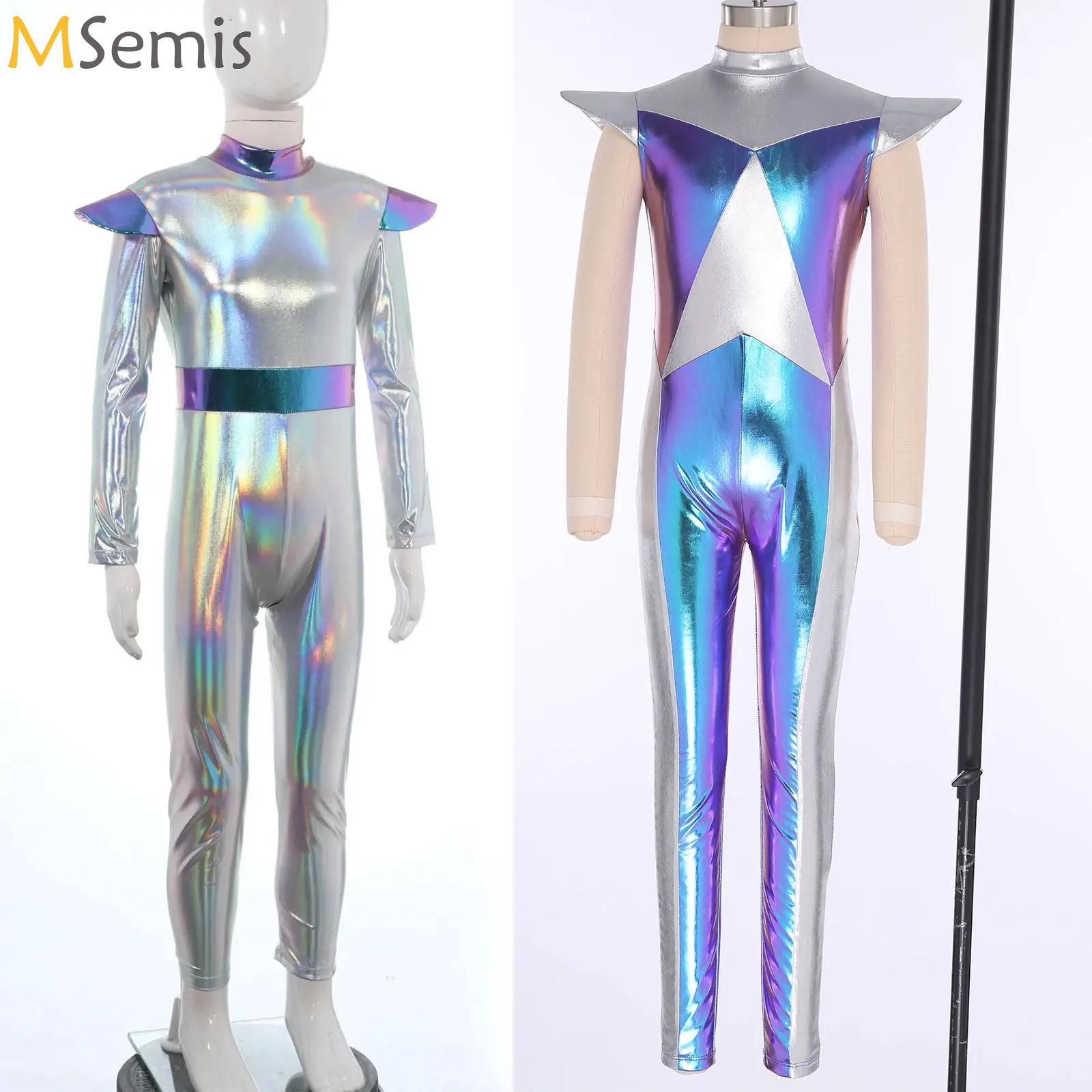 Girls Shiny Metallic Alien Out - Sleeveless Jumpsuit recensione e prezzo