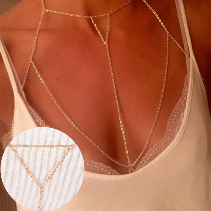 Gold Silver Fashion Link Chain - Women'S Fashion Harness recensione e prezzo