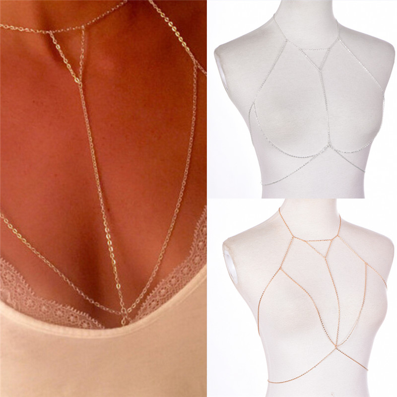 Gold Silver Fashion Link Chain - Women'S Fashion Harness recensione e prezzo