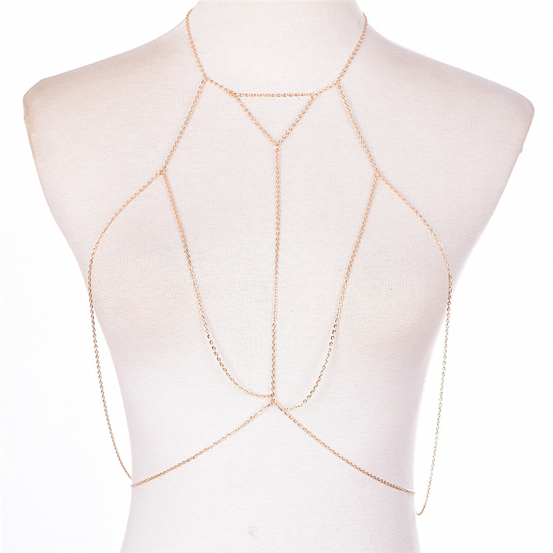 Gold Silver Fashion Link Chain - Women'S Fashion Harness recensione e prezzo