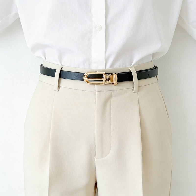 Women's Belted Mini Clasp Belt - Women'S Fashion Petite recensione e prezzo