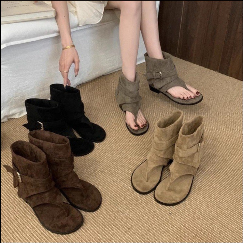 2025Spring Clip Toe Flats Sand - Women'S Fashion Trousers recensione e prezzo