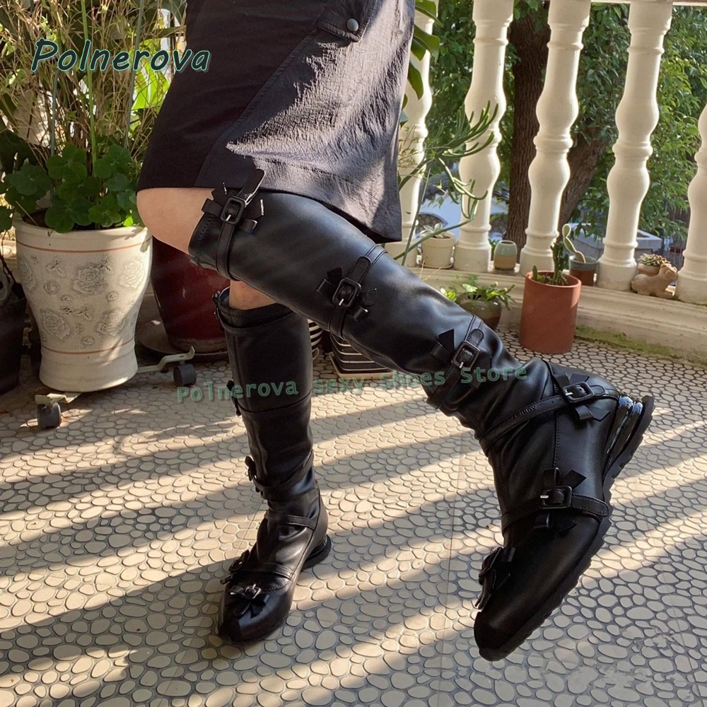 Black Bowknot Fashion Long Boo - Women'S Fashion Trends Spring 2026 recensione e prezzo