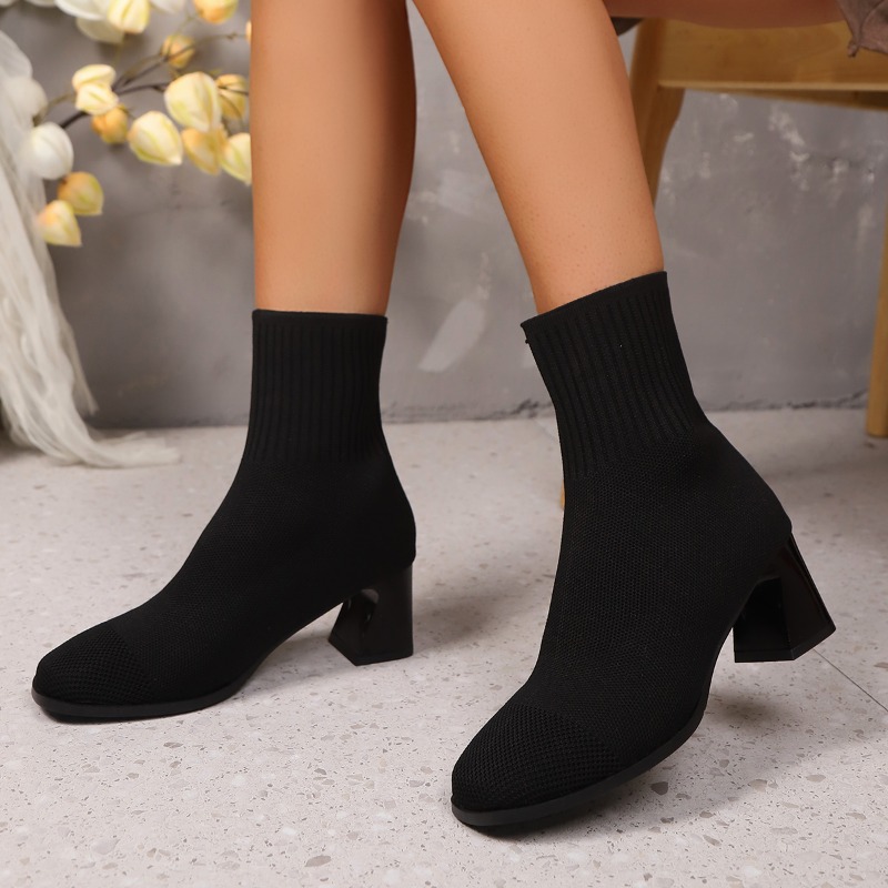 Women's Ankle Boots Knitted He - Women'S Fashion Socks recensione e prezzo