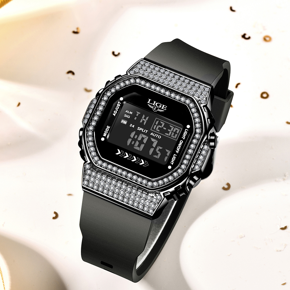 LIGE Diamond Dial Watch Women  - Women Fashion Zone recensione e prezzo