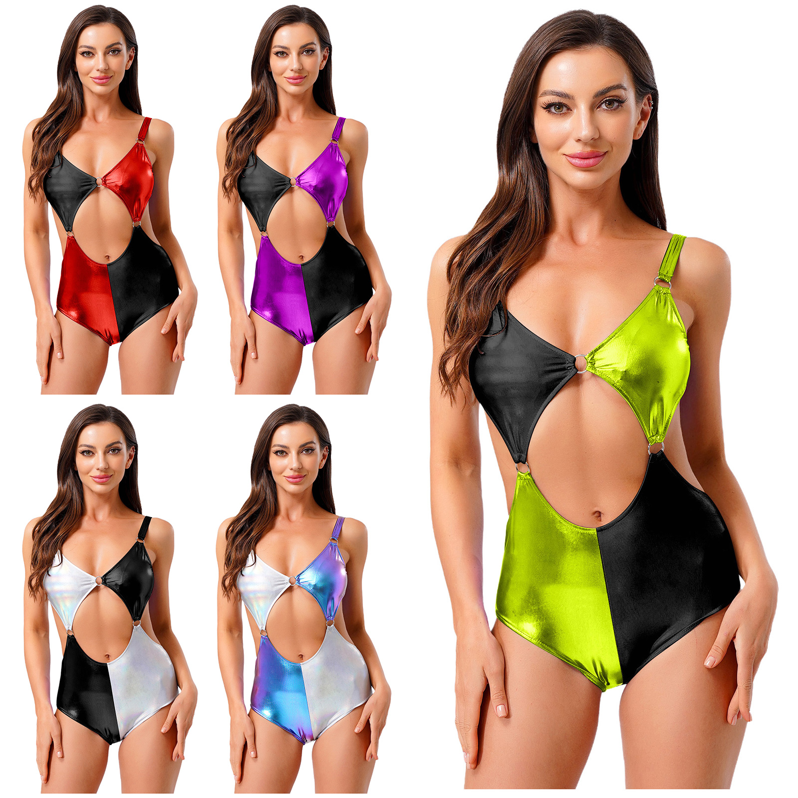 Womens Sexy Cutout Swimsuit Bo - Sleeveless Jumpsuit recensione e prezzo