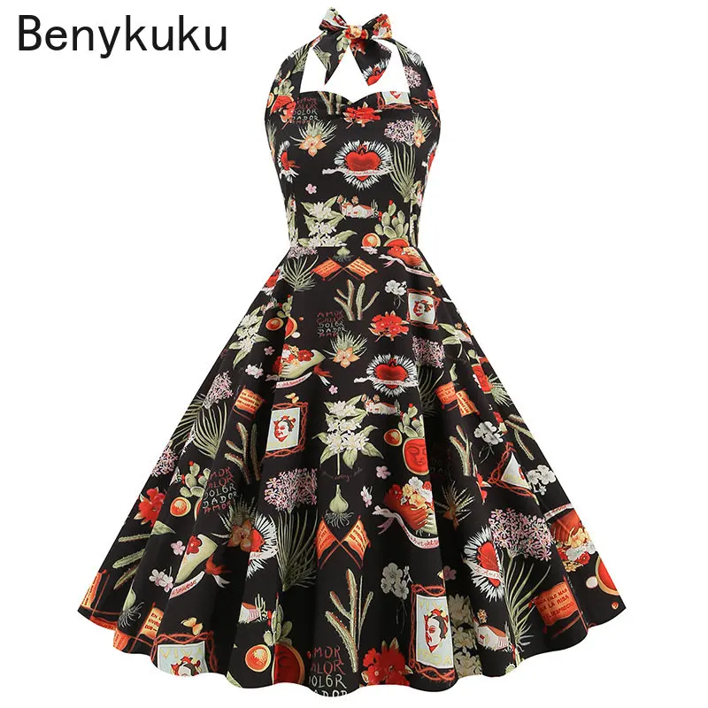 Women Summer Print 50s 60s Vin - Women'S Fashion From The 60S recensione e prezzo