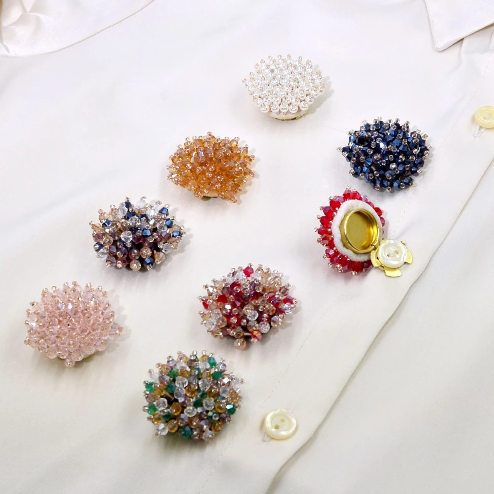 2PCS Elegant Button Covers Han - Women Fashion Blouse recensione e prezzo
