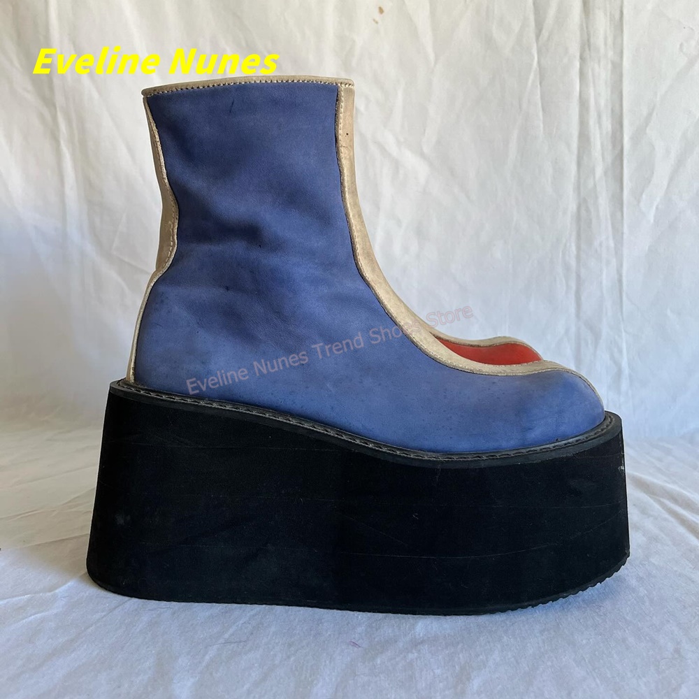 Y2K Red Blue Platform Ankle Bo - Women'S Fashion Trends Spring 2026 recensione e prezzo