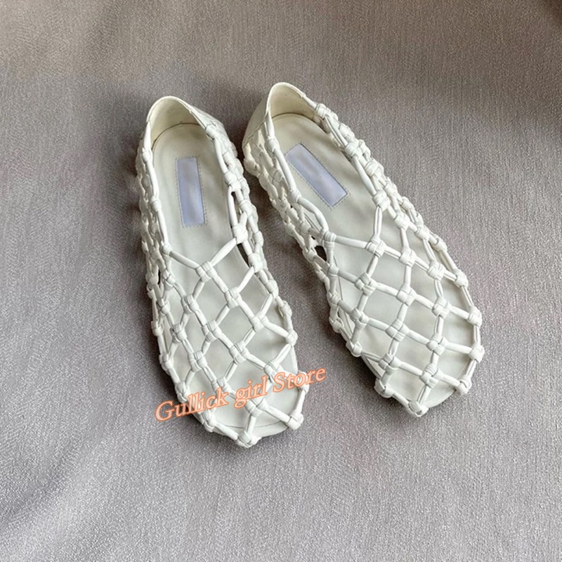 French Woven Mesh Hollow flat  - Women Fashion Ideas recensione e prezzo