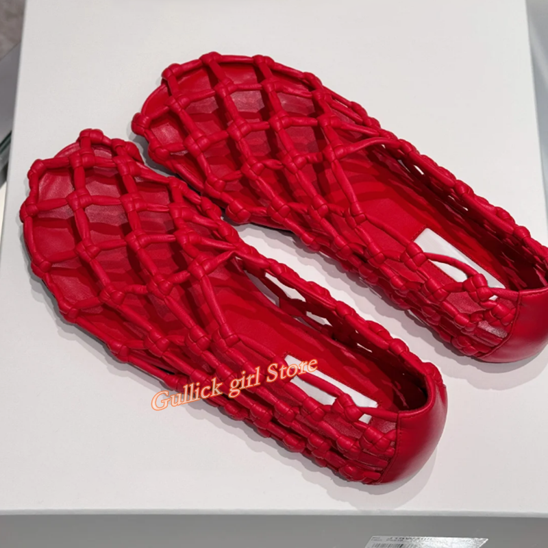 French Woven Mesh Hollow flat  - Women Fashion Ideas recensione e prezzo