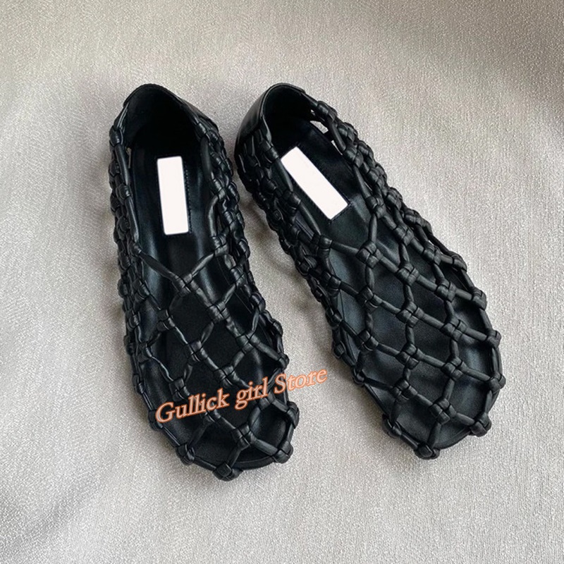 French Woven Mesh Hollow flat  - Women Fashion Ideas recensione e prezzo