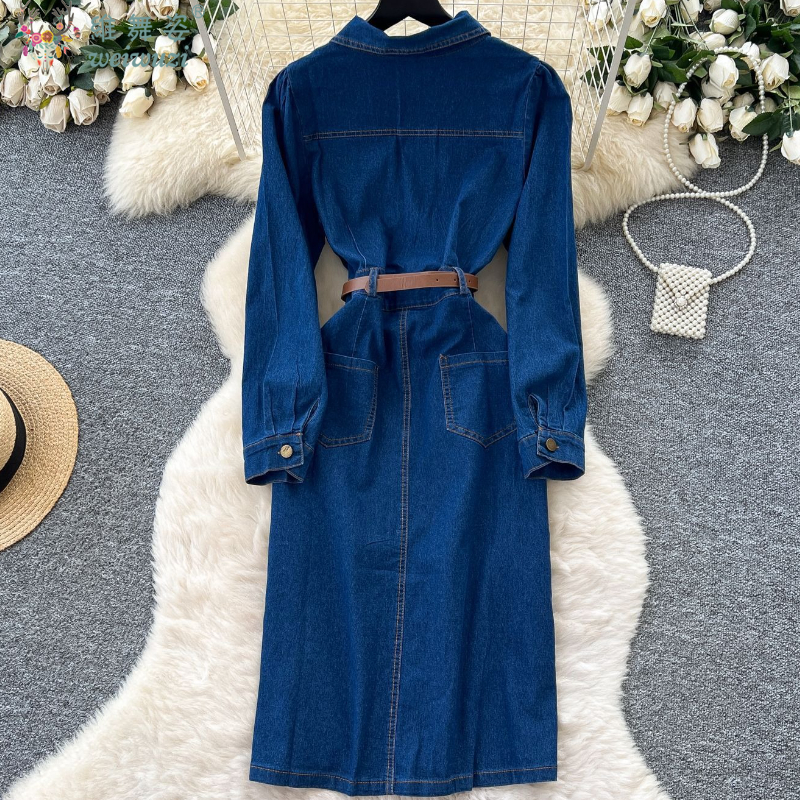 Elegant Women's Denim Dress So - Women Fashion Jeans recensione e prezzo