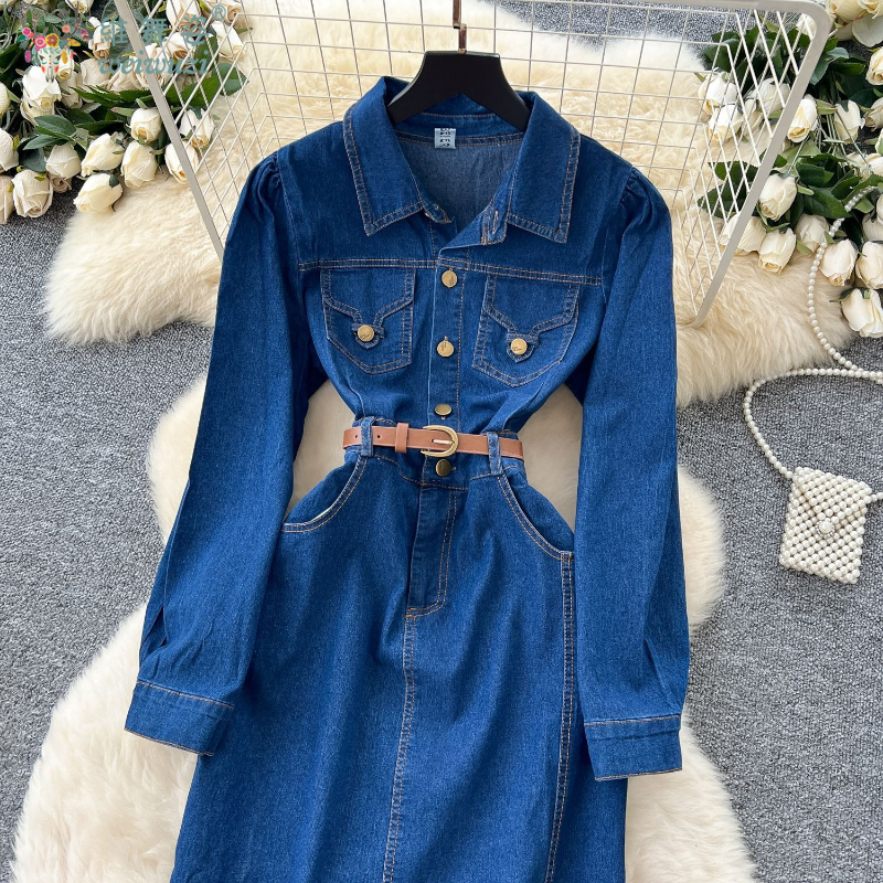 Elegant Women's Denim Dress So - Women Fashion Jeans recensione e prezzo