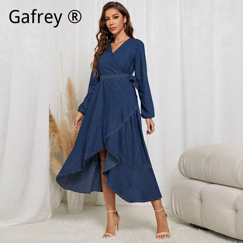 Plus Size Women Denim Dress Lo - Women Fashion Jeans recensione e prezzo