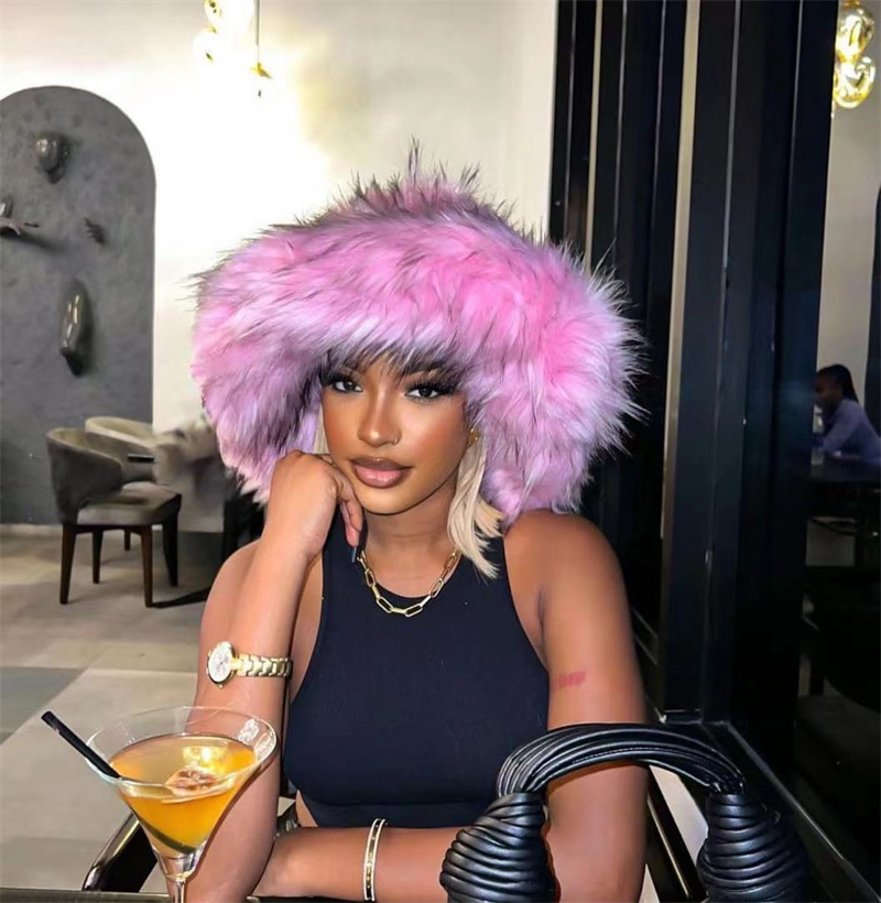 Fashion Faux Fur Bucket Hat Fo - Bucket Hat Women recensione e prezzo