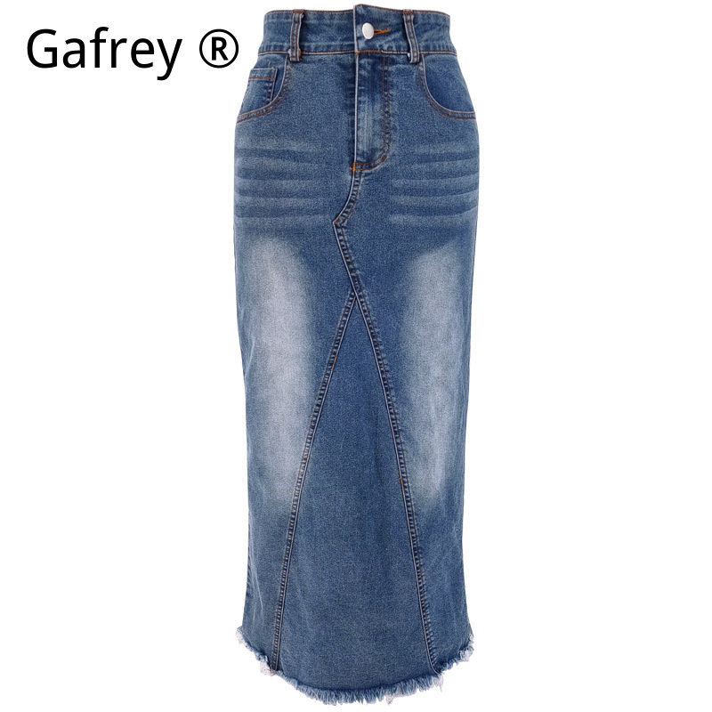 Women Denim Midi Skirt High Wa - Women Fashion Jeans recensione e prezzo