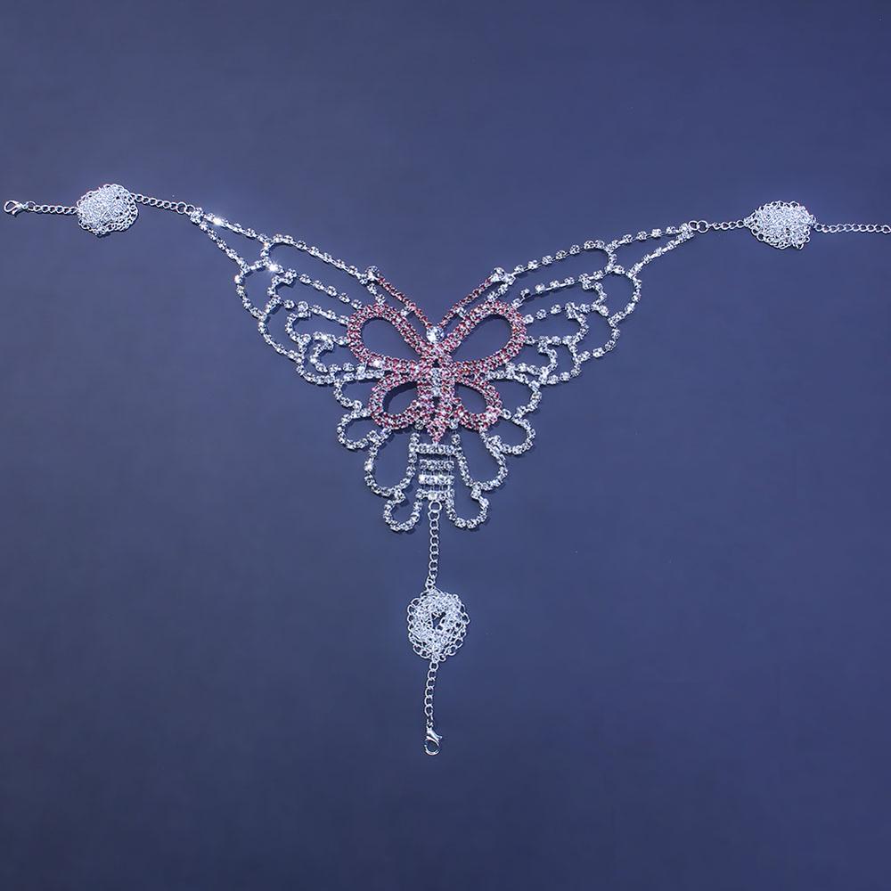 Sexy Butterfly Rhinestone Chai - Women'S Fashion Harness recensione e prezzo