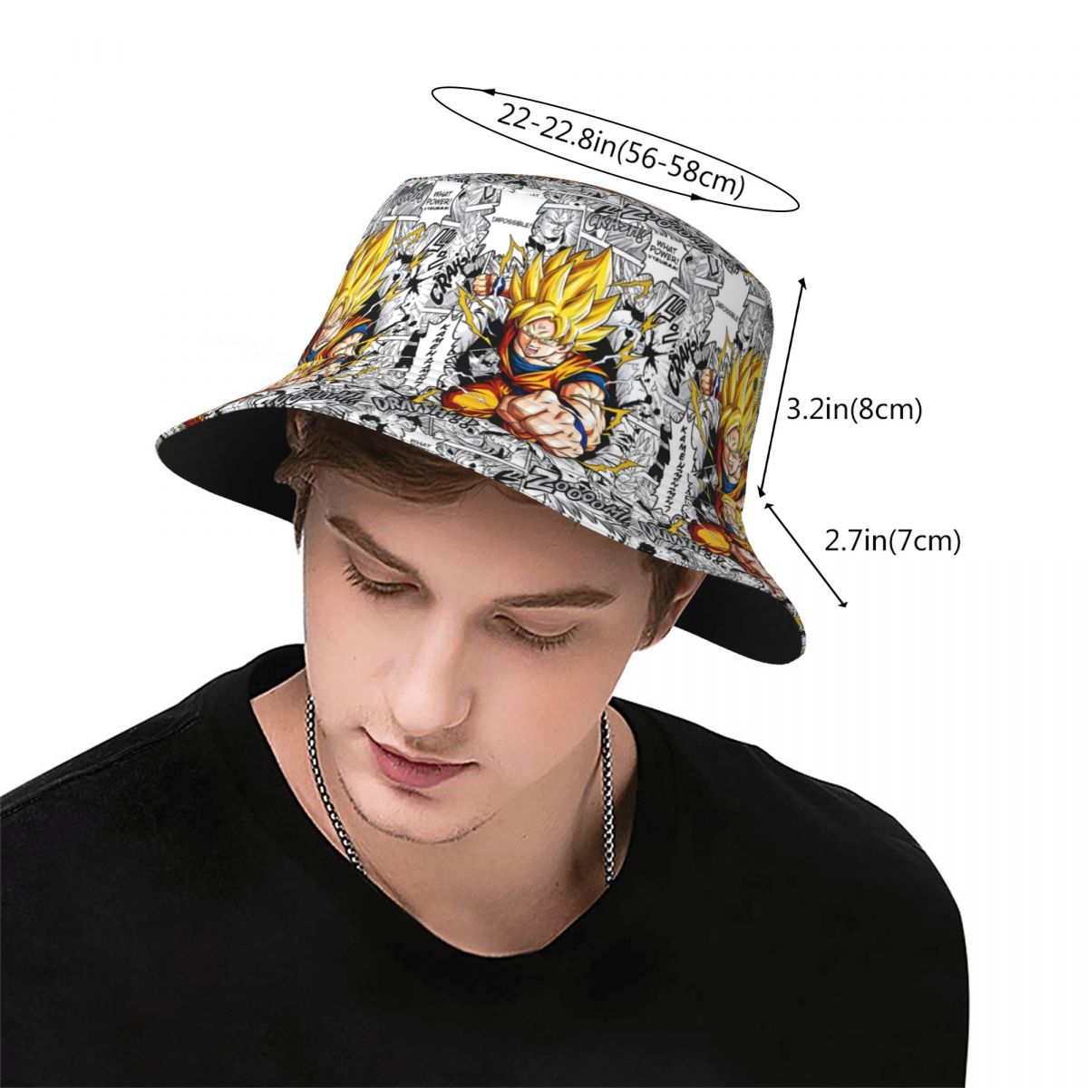 Custom DBZ Goku Japan Comic Bu - Bucket Hat Women recensione e prezzo