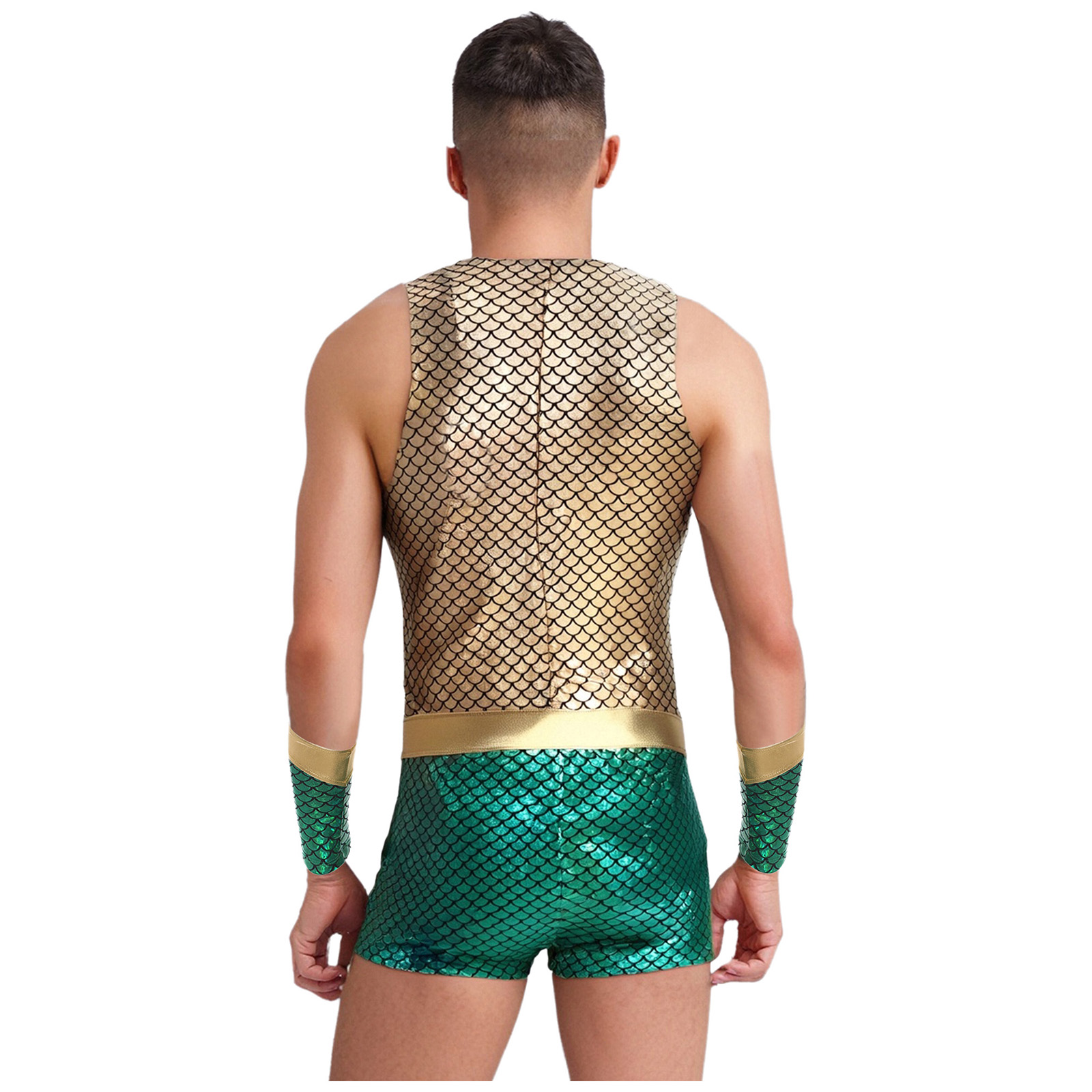 Mens Poseidon Sea King Cosplay - Sleeveless Jumpsuit recensione e prezzo