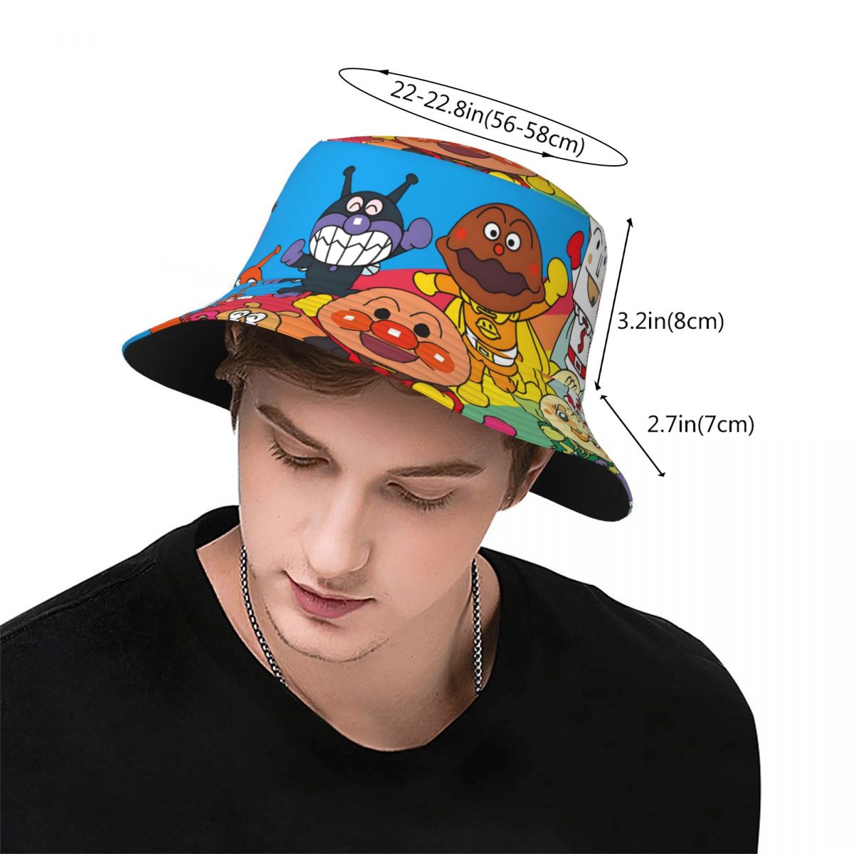 Custom Anpanman Cartoon Manga  - Bucket Hat Women recensione e prezzo