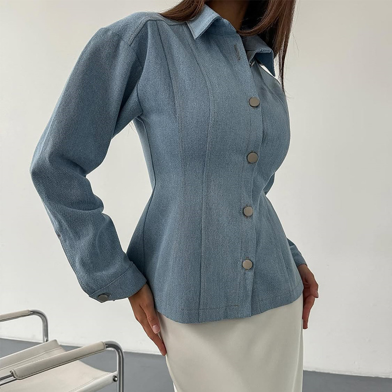 KT Vintage Waist Cinching Deni - Women Fashion Blouse recensione e prezzo