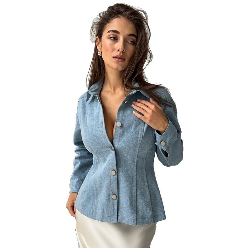 KT Vintage Waist Cinching Deni - Women Fashion Blouse recensione e prezzo