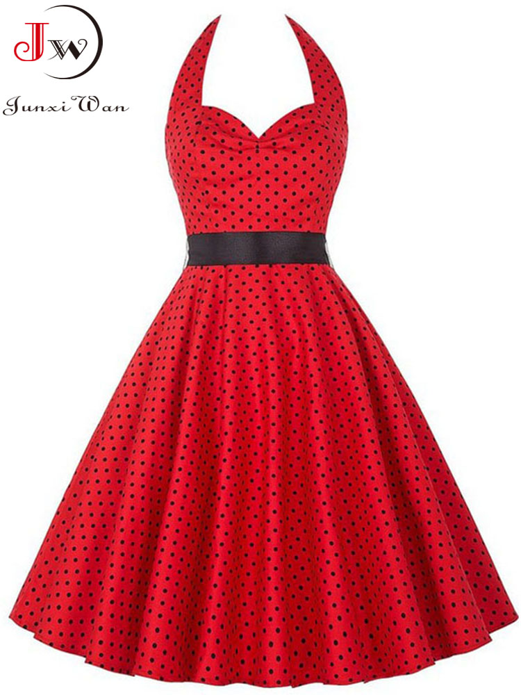 Women Summer Polka Dot Vintage - Women'S Fashion From The 60S recensione e prezzo