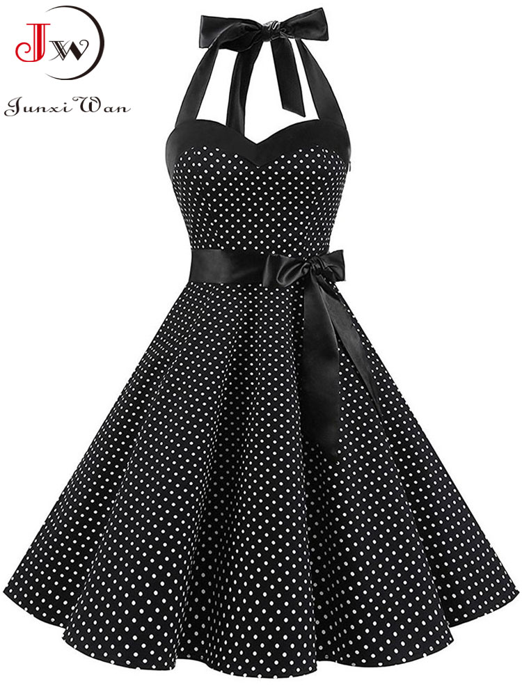 Women Summer Polka Dot Vintage - Women'S Fashion From The 60S recensione e prezzo