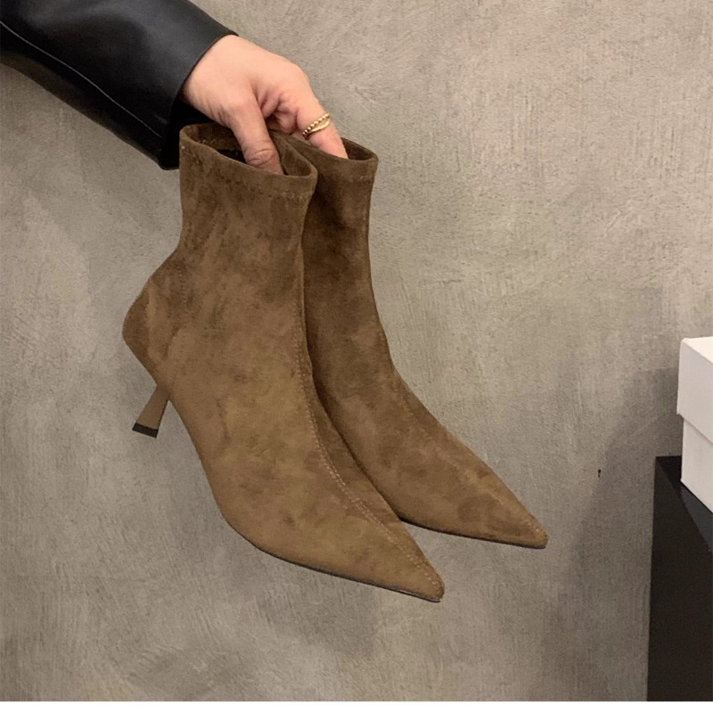 Women's Suede Stretch Ankle Bo - Women'S Fashion Socks recensione e prezzo