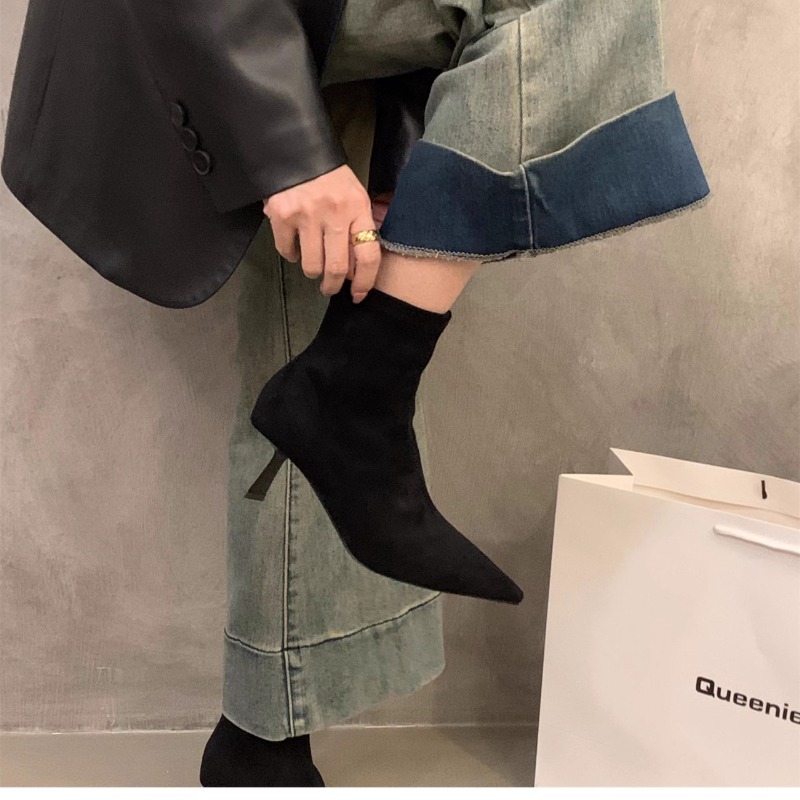 Women's Suede Stretch Ankle Bo - Women'S Fashion Socks recensione e prezzo