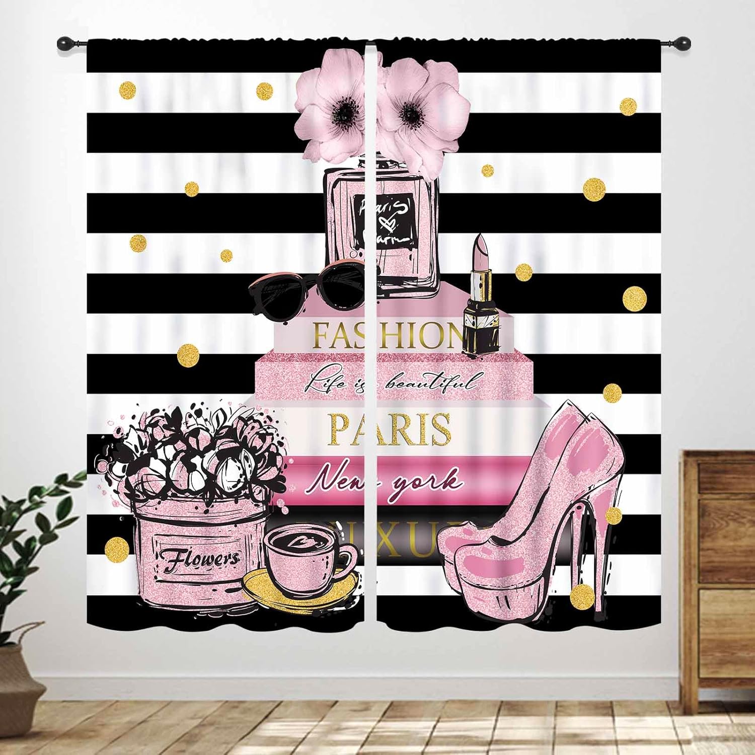 Pink Fashion Women Curtain for - Women'S Fashion Magazines recensione e prezzo