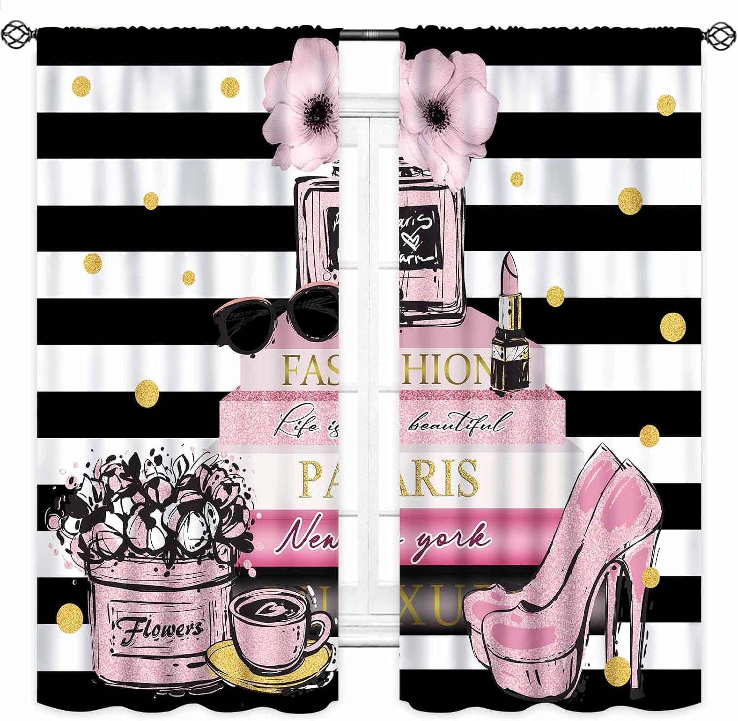 Pink Fashion Women Curtain for - Women'S Fashion Magazines recensione e prezzo