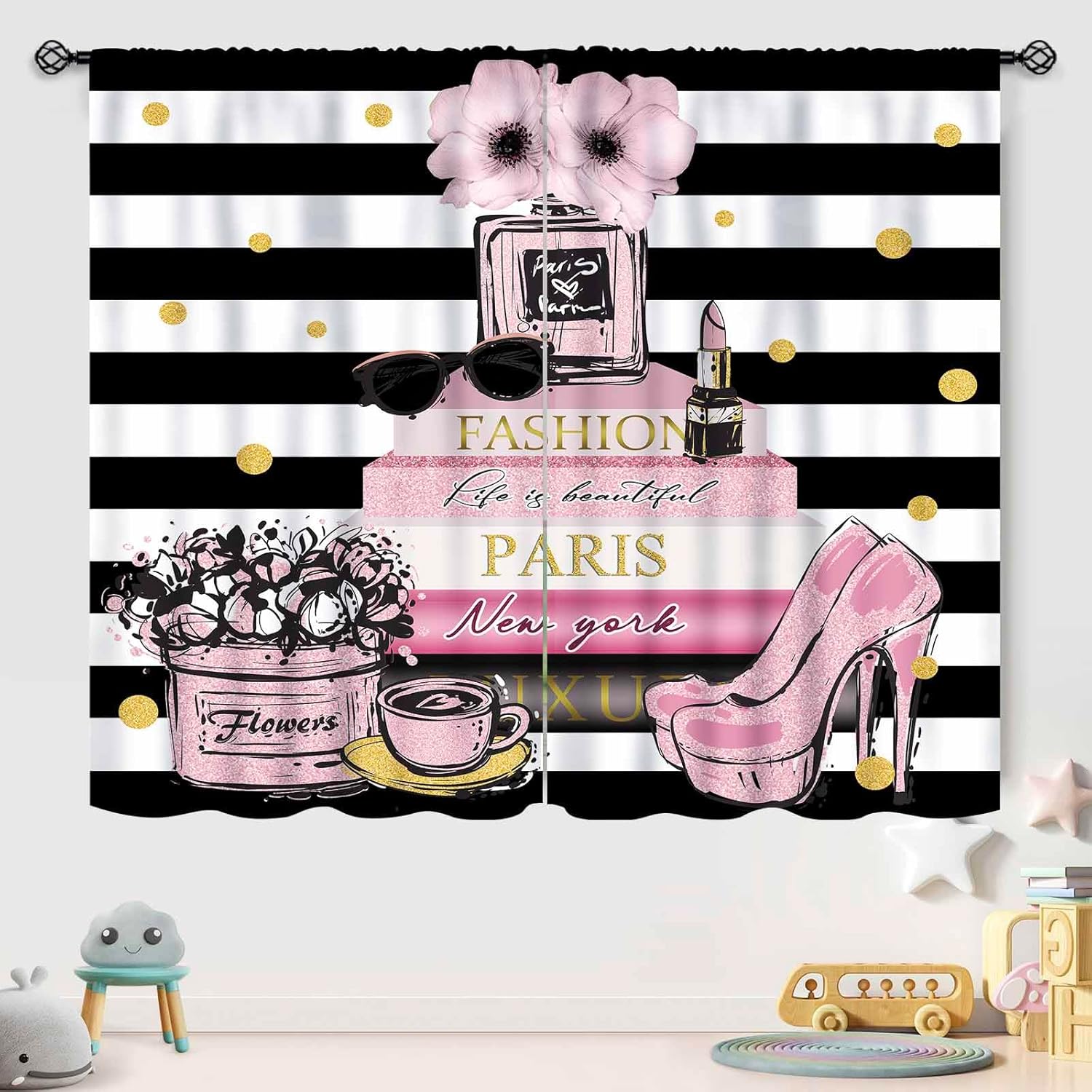 Pink Fashion Women Curtain for - Women'S Fashion Magazines recensione e prezzo