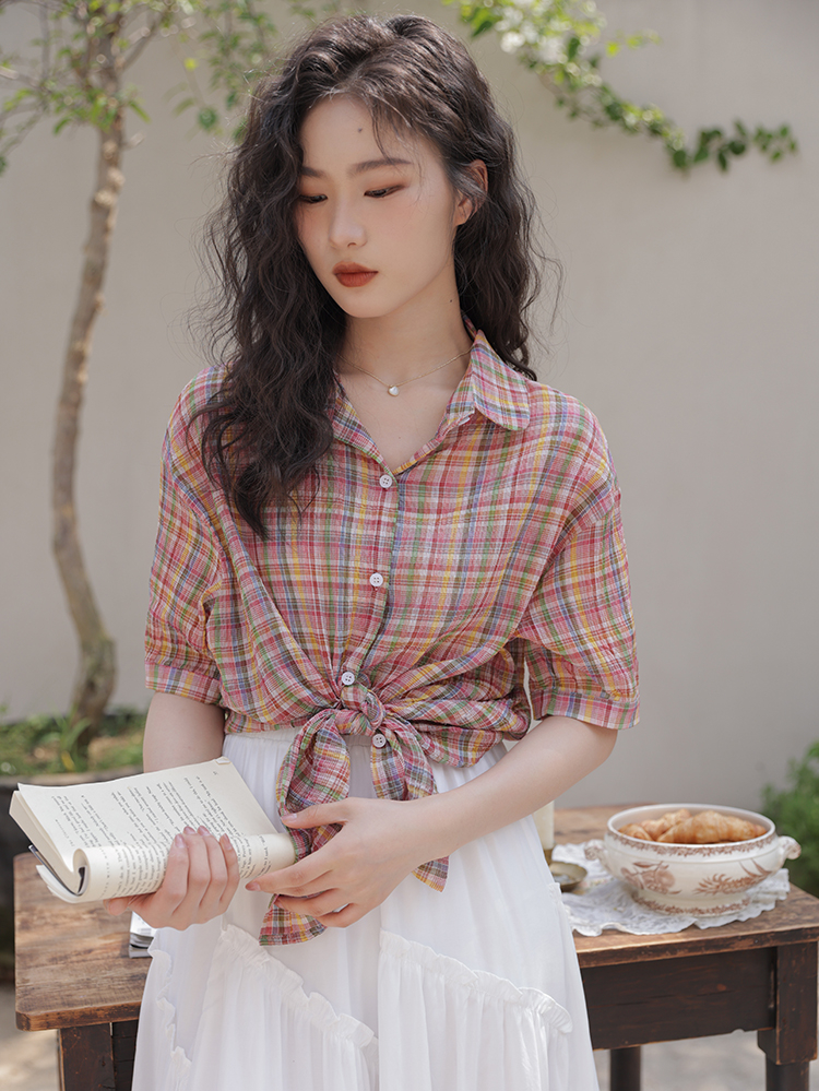 Summer New Women Turn-down Col - Women Fashion Blouse recensione e prezzo
