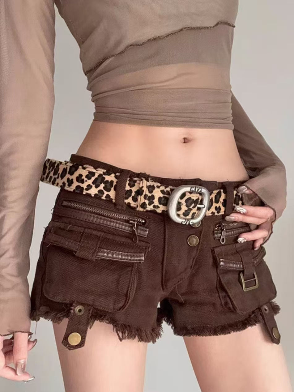 Y2k Low-rise Denim Shorts with - Women'S Fashion Trousers recensione e prezzo