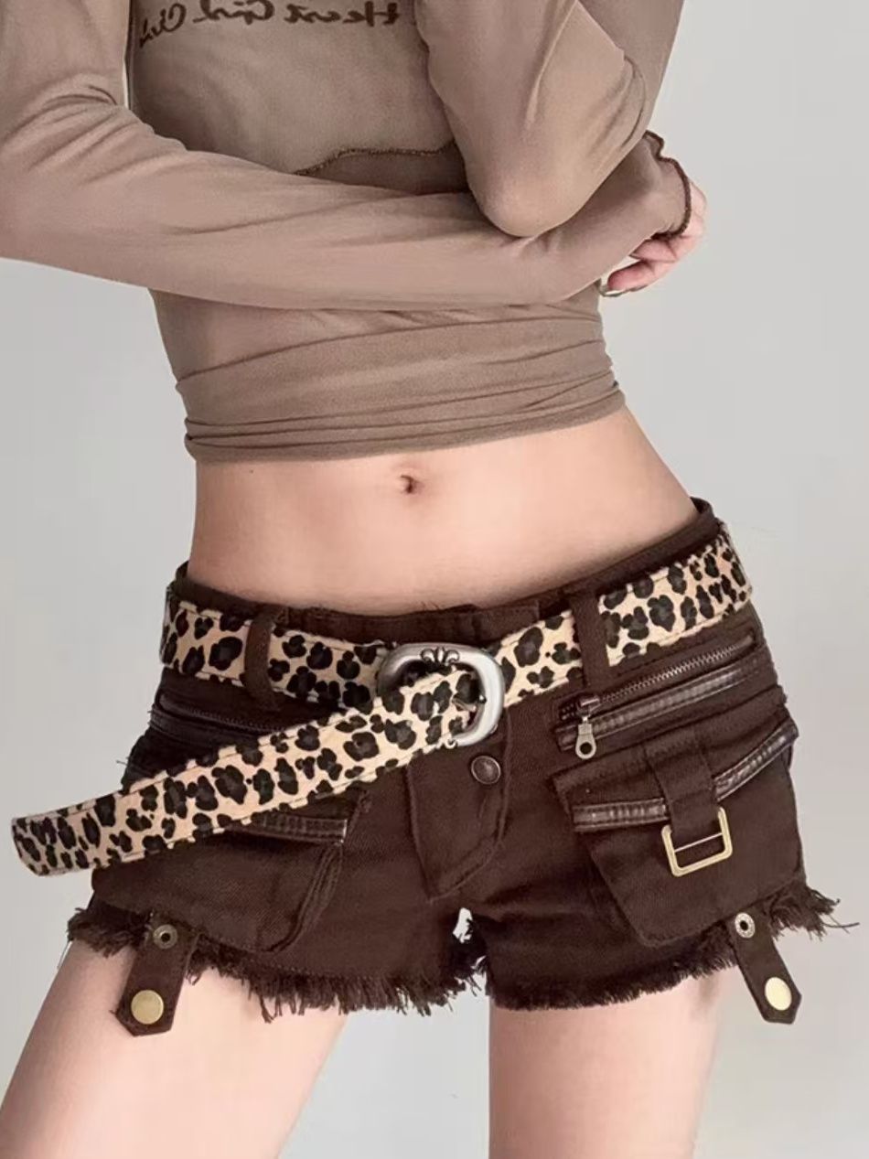 Y2k Low-rise Denim Shorts with - Women'S Fashion Trousers recensione e prezzo