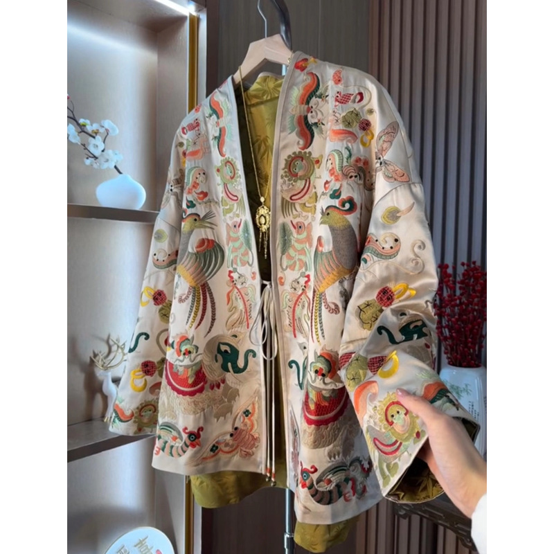 New Chinese Style Kimono Cardi - Women'S Fashion Jackets recensione e prezzo