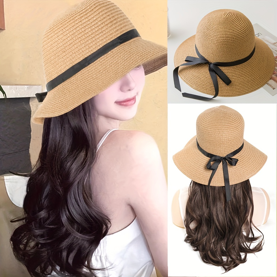 Long  body wave Hat Wig, Long  - Bucket Hat Women recensione e prezzo