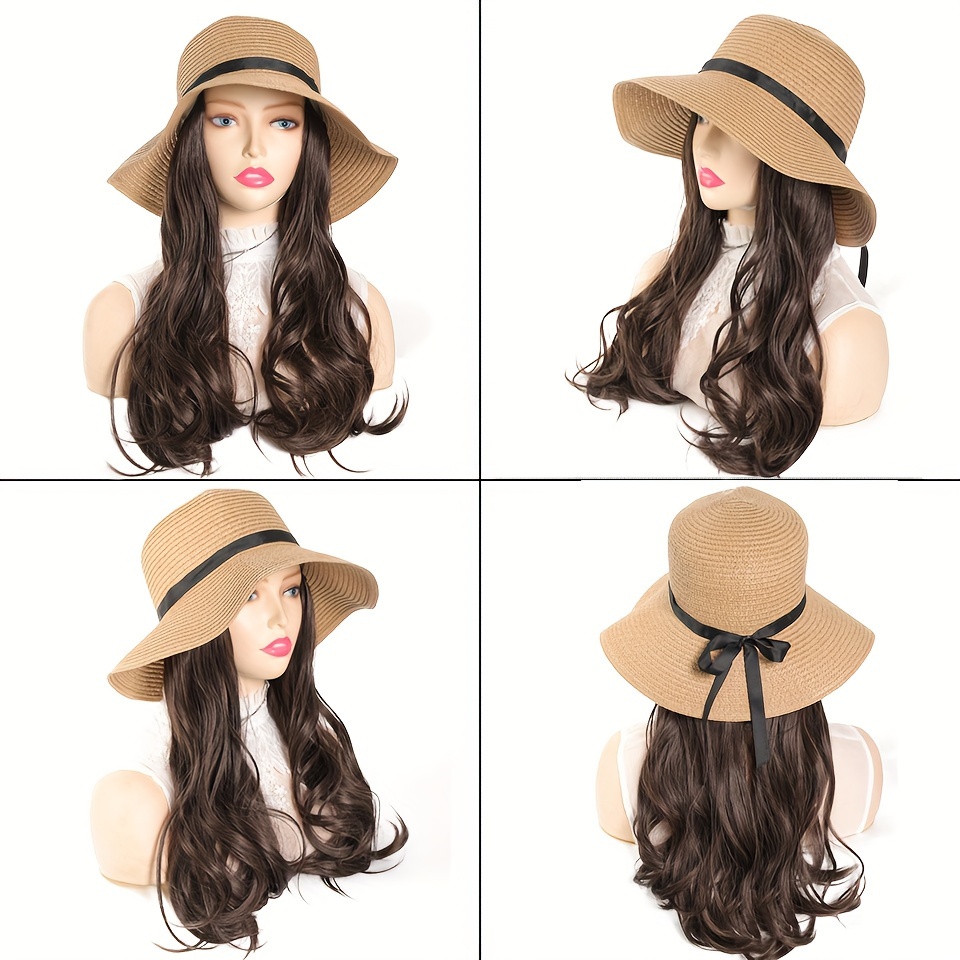 Long  body wave Hat Wig, Long  - Bucket Hat Women recensione e prezzo