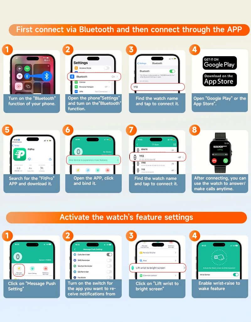 Smart Watch For Android IOS Wa - Women Fashion Zone recensione e prezzo